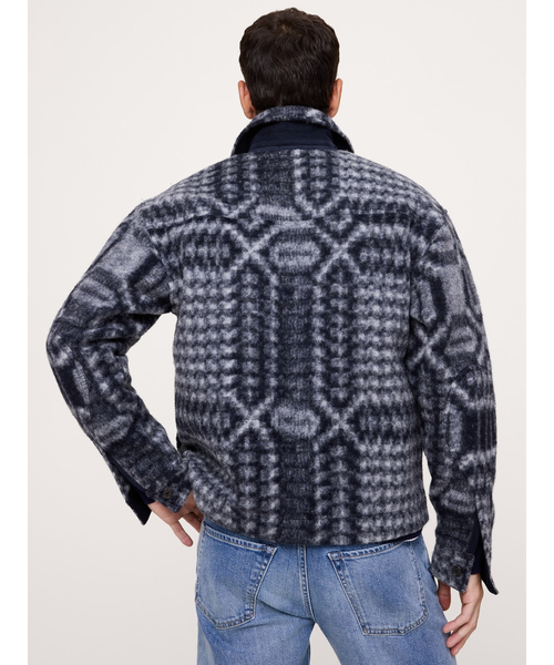Banana Republic(バナナリパブリック)の「ボイルドウール シャツジャケット(その他アウター・メンズ・ネイビー・XL/L/M/S)」の11枚目の写真