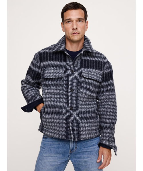 Banana Republic(バナナリパブリック)の「ボイルドウール シャツジャケット(その他アウター・メンズ・ネイビー・XL/L/M/S)」の12枚目の写真