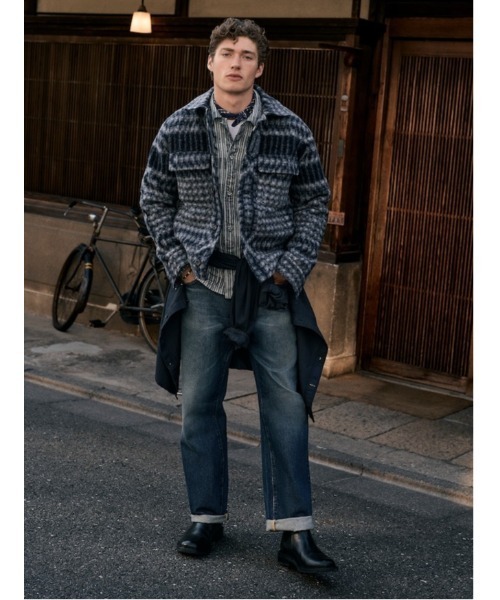 Banana Republic(バナナリパブリック)の「ボイルドウール シャツジャケット(その他アウター・メンズ・ネイビー・XL/L/M/S)」の7枚目の写真