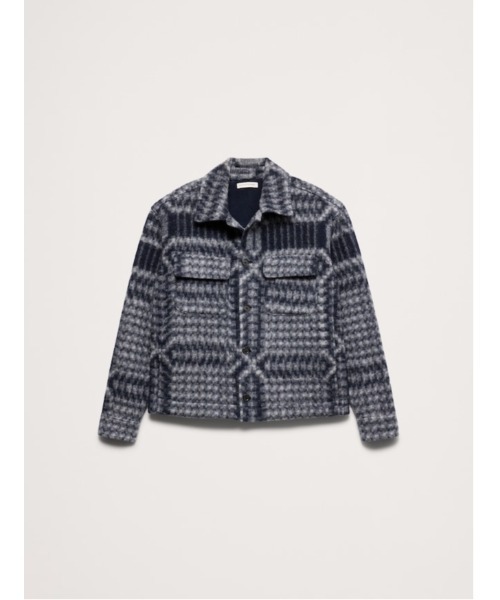 Banana Republic(バナナリパブリック)の「ボイルドウール シャツジャケット(その他アウター・メンズ・ネイビー・XL/L/M/S)」の9枚目の写真