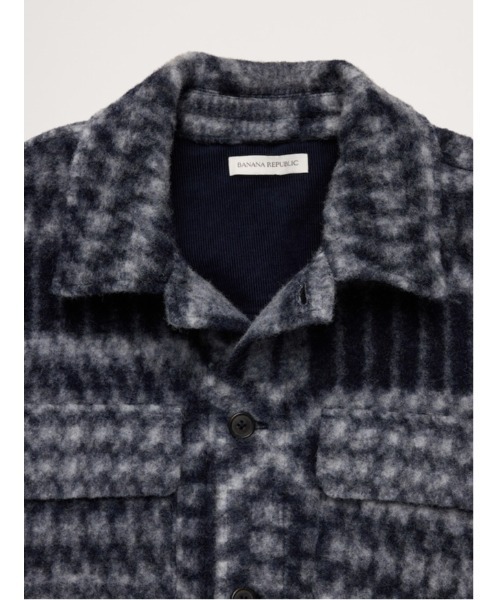 Banana Republic(バナナリパブリック)の「ボイルドウール シャツジャケット(その他アウター・メンズ・ネイビー・XL/L/M/S)」の10枚目の写真