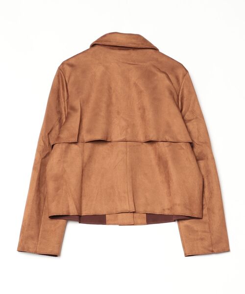 BANANA REPUBLIC FACTORY STORE(バナナリパブリック ファクトリーストア)の「BANANA REPUBLIC FACTORY STORE ヴィーガンスエード ショートトレンチ(その他アウター・レディース・その他1/その他・XS/S/M/L)」の3枚目の写真