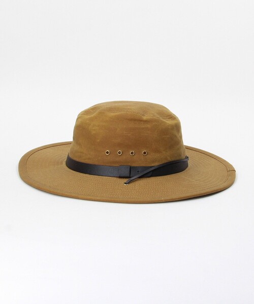FILSON(フィルソン)の「FILSON/フィルソン Tin Cloth Bush Hat/フィルソン ティンクロス ブッシュハット(ハット・メンズ・ブラウン/オリーブ・LARGE)」の3枚目の写真