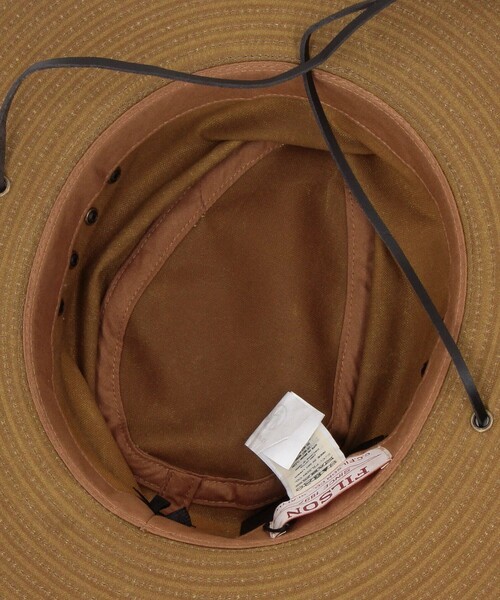 FILSON(フィルソン)の「FILSON/フィルソン Tin Cloth Bush Hat/フィルソン ティンクロス ブッシュハット(ハット・メンズ・ブラウン/オリーブ・LARGE)」の8枚目の写真