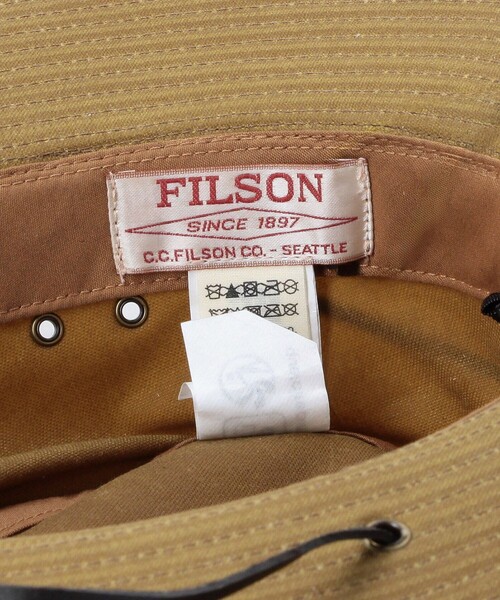 FILSON(フィルソン)の「FILSON/フィルソン Tin Cloth Bush Hat/フィルソン ティンクロス ブッシュハット(ハット・メンズ・ブラウン/オリーブ・LARGE)」の9枚目の写真
