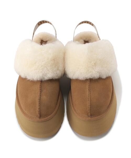 UGG（アグ）の「UGG/アグ/Funkette/ファンケット/1113474（その他シューズ・レディース・ブラック/ベージュ・6/8/7）」の3枚目の写真
