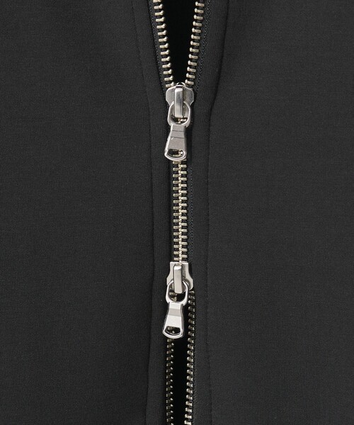 BEAUTY&YOUTH UNITED ARROWS（ビューティーアンドユースユナイテッドアローズ）の「【WEB限定 WARDROBE SMART】ダブルニット ハリントン ジャケット/セットアップ対応 【抗菌・防臭】（ブルゾン・メンズ・ネイビー/ブラック/オリーブ/グレー・S/XL/L/M）」の7枚目の写真