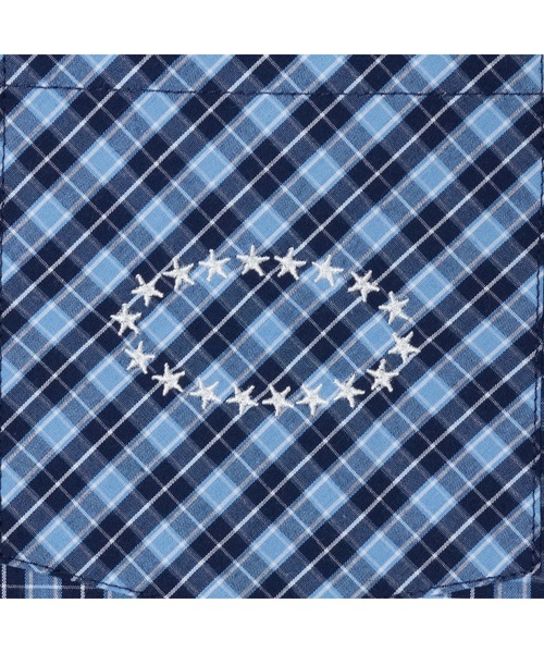 AFB（エーエフビー）の「SS CHECK SHIRTS（シャツ/ブラウス・メンズ・ホワイト/ブラウン/ブルー・MEDIUM/LARGE）」の7枚目の写真