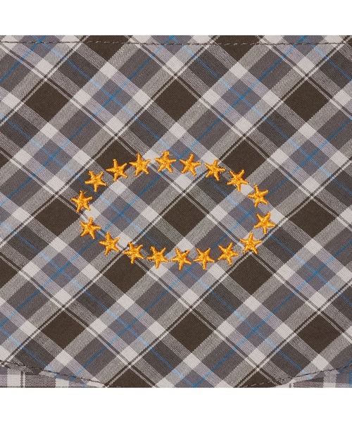 AFB（エーエフビー）の「SS CHECK SHIRTS（シャツ/ブラウス・メンズ・ホワイト/ブラウン/ブルー・MEDIUM/LARGE）」の8枚目の写真