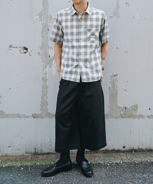 AFB（エーエフビー）の「SS CHECK SHIRTS（シャツ/ブラウス・メンズ・ホワイト/ブラウン/ブルー・MEDIUM/LARGE）」の11枚目の写真