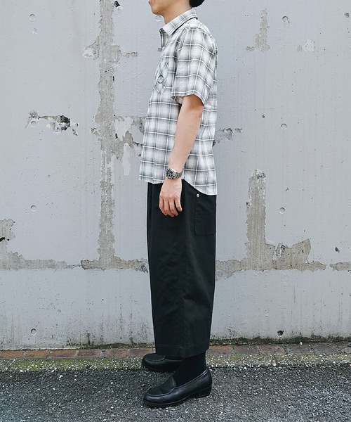 AFB（エーエフビー）の「SS CHECK SHIRTS（シャツ/ブラウス・メンズ・ホワイト/ブラウン/ブルー・MEDIUM/LARGE）」の12枚目の写真