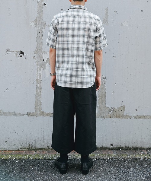 AFB（エーエフビー）の「SS CHECK SHIRTS（シャツ/ブラウス・メンズ・ホワイト/ブラウン/ブルー・MEDIUM/LARGE）」の13枚目の写真