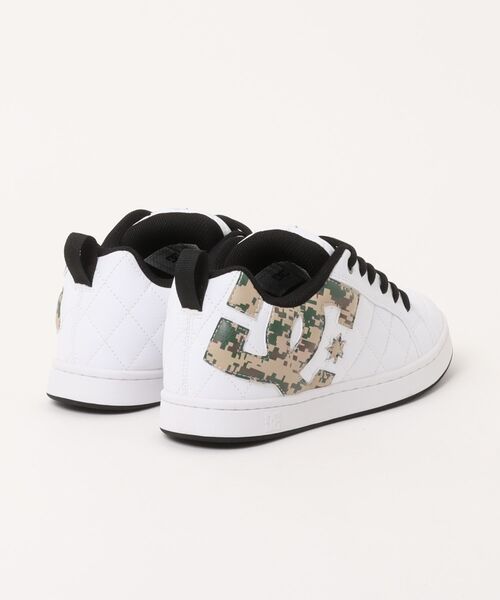 DC SHOES（ディーシーシューズ）の「DC SHOES メンズ ALLIANCE SE SN シューズ 【2026年秋冬モデル】/キルティングロゴスニーカー（スニーカー・メンズ・カモフラージュ/ホワイト系その他・23cm/24cm/25cm/26cm/26.5cm/27cm/27.5cm/28cm/28.5cm/29cm）」の3枚目の写真
