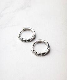 【ANARKH（アナンケ）】ステンレス ツイストデザイン フープピアス