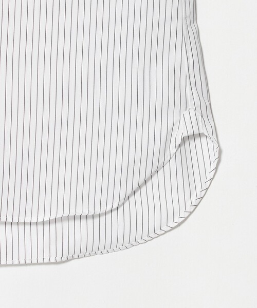 UNITED ARROWS(ユナイテッドアローズ)の「イージーケア AG ピンストライプ セミワイドカラー クレリックシャツ 抗菌防臭(シャツ/ブラウス・メンズ・ブラック・37cm/39cm/38cm/41cm/40cm)」の6枚目の写真