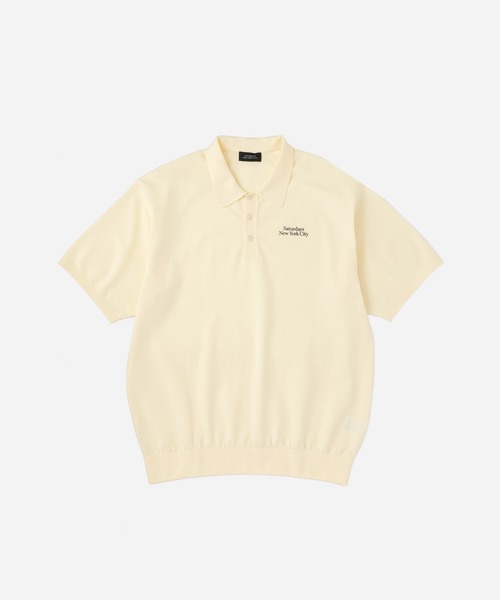 Rib Hem Switch SS Polo — поло с ребристой кромкой