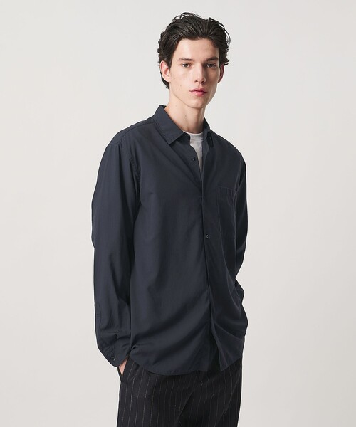UNITED ARROWS(ユナイテッドアローズ)の「ワンフォーティ トロピカル レギュラーカラーシャツ(シャツ/ブラウス・メンズ・ライトブルー/ネイビー/オリーブ・L/M/XL/S)」の3枚目の写真