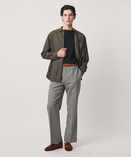 UNITED ARROWS(ユナイテッドアローズ)の「ワンフォーティ トロピカル レギュラーカラーシャツ(シャツ/ブラウス・メンズ・ライトブルー/ネイビー/オリーブ・L/M/XL/S)」の5枚目の写真