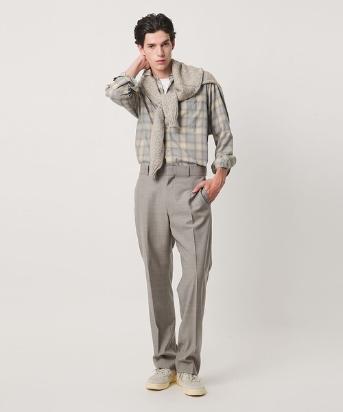 UNITED ARROWS(ユナイテッドアローズ)の「ワンフォーティ トロピカル レギュラーカラーシャツ(シャツ/ブラウス・メンズ・ライトブルー/ネイビー/オリーブ・L/M/XL/S)」の8枚目の写真