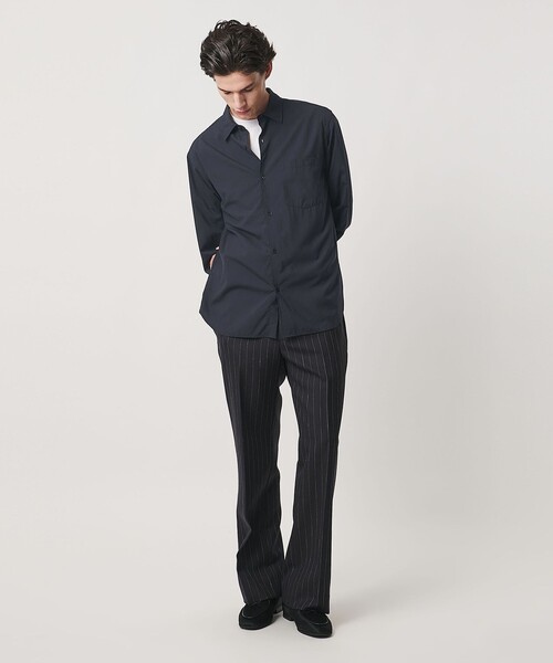 UNITED ARROWS(ユナイテッドアローズ)の「ワンフォーティ トロピカル レギュラーカラーシャツ(シャツ/ブラウス・メンズ・ライトブルー/ネイビー/オリーブ・L/M/XL/S)」の10枚目の写真