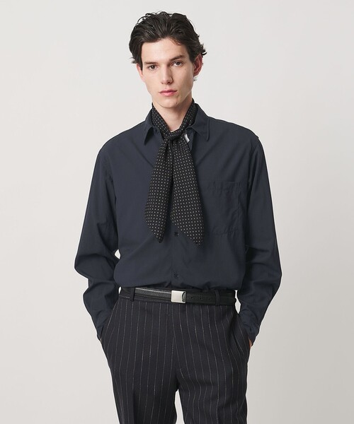 UNITED ARROWS(ユナイテッドアローズ)の「ワンフォーティ トロピカル レギュラーカラーシャツ(シャツ/ブラウス・メンズ・ライトブルー/ネイビー/オリーブ・L/M/XL/S)」の11枚目の写真