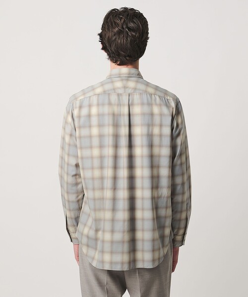 UNITED ARROWS(ユナイテッドアローズ)の「ワンフォーティ トロピカル レギュラーカラーシャツ(シャツ/ブラウス・メンズ・ライトブルー/ネイビー/オリーブ・L/M/XL/S)」の15枚目の写真