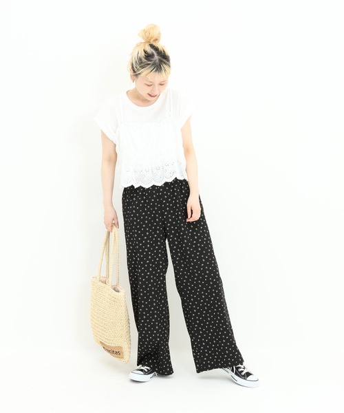 HEART MARKET(ハートマーケット)の「花柄リラックスイージーパンツ(その他パンツ・レディース・ブラック系/ブラック/ナチュラル/ブラウン系・FREE)」の12枚目の写真