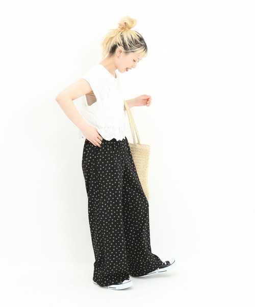 HEART MARKET(ハートマーケット)の「花柄リラックスイージーパンツ(その他パンツ・レディース・ブラック系/ブラック/ナチュラル/ブラウン系・FREE)」の13枚目の写真