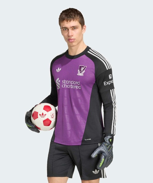 adidas(アディダス)の「リバプールFC 26/27 アウェイ ゴールキーパー ユニフォーム / アディダス adidas(Tシャツ/カットソー・メンズ・パープル・X-LARGE/SMALL/MEDIUM/LARGE/XXX-LARGE/XX-LARGE)」の1枚目の写真