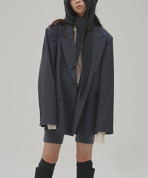 TODAYFUL(トゥデイフル)の「【TODAYFUL/トゥデイフル】Twill Double Jacket/ツイルダブルジャケット(その他アウター・レディース・ブラウン/グレー/ブラック・36/38)」の3枚目の写真