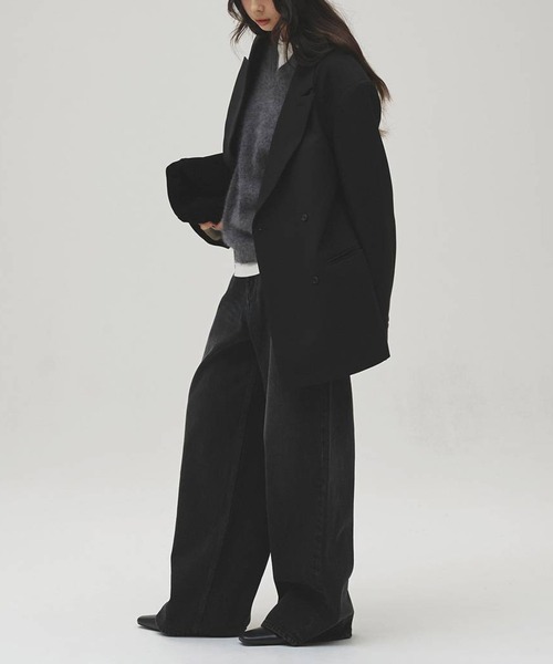 TODAYFUL(トゥデイフル)の「【TODAYFUL/トゥデイフル】Twill Double Jacket/ツイルダブルジャケット(その他アウター・レディース・ブラウン/グレー/ブラック・36/38)」の5枚目の写真