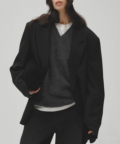 TODAYFUL(トゥデイフル)の「【TODAYFUL/トゥデイフル】Twill Double Jacket/ツイルダブルジャケット(その他アウター・レディース・ブラウン/グレー/ブラック・36/38)」の4枚目の写真