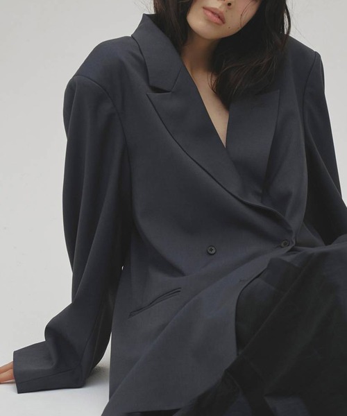 TODAYFUL(トゥデイフル)の「【TODAYFUL/トゥデイフル】Twill Double Jacket/ツイルダブルジャケット(その他アウター・レディース・ブラウン/グレー/ブラック・36/38)」の11枚目の写真