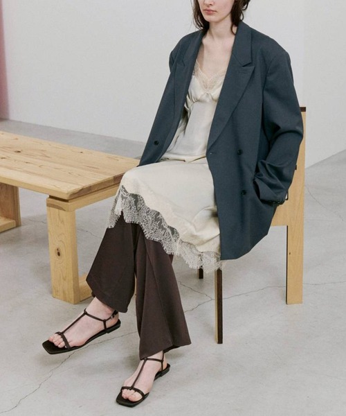 TODAYFUL(トゥデイフル)の「【TODAYFUL/トゥデイフル】Twill Double Jacket/ツイルダブルジャケット(その他アウター・レディース・ブラウン/グレー/ブラック・36/38)」の12枚目の写真