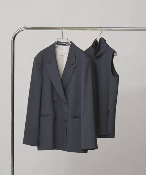 TODAYFUL(トゥデイフル)の「【TODAYFUL/トゥデイフル】Twill Double Jacket/ツイルダブルジャケット(その他アウター・レディース・ブラウン/グレー/ブラック・36/38)」の13枚目の写真