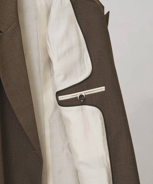 TODAYFUL(トゥデイフル)の「【TODAYFUL/トゥデイフル】Twill Double Jacket/ツイルダブルジャケット(その他アウター・レディース・ブラウン/グレー/ブラック・36/38)」の20枚目の写真