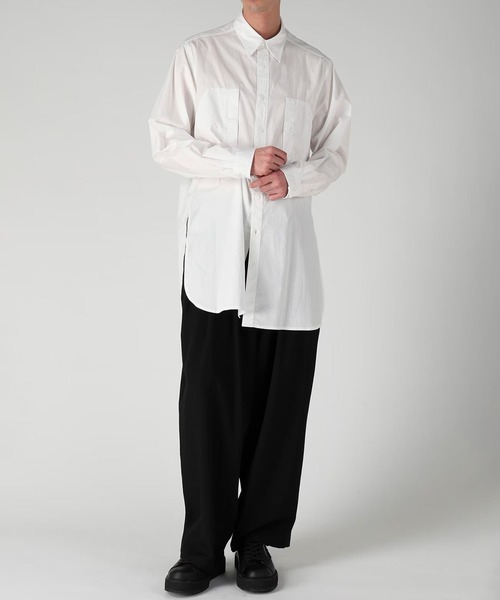 Yohji Yamamoto(ヨウジヤマモト)の「【Yohji Yamamoto】HW-P07-100 12本タックPT(その他パンツ・メンズ・ブラック・2/3)」の6枚目の写真