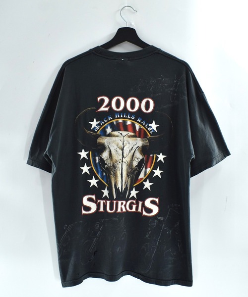 LABORATORY R(ラボラトリーアール)の「【USED】Y2K JERZEES “STURGIS 60th ANNUAL BLACK HILLS RALLY” バイク Tシャツ(Tシャツ/カットソー・メンズ・ブラック・LARGE)」の7枚目の写真