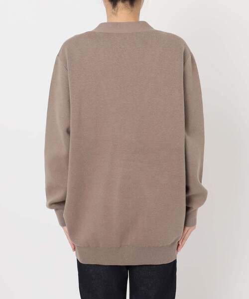 SLOBE IENA(スローブイエナ)の「《WEB限定カラーあり/追加》サガラ刺繍スエットライクニットカーディガン(カーディガン/ボレロ・レディース・ネイビー/ベージュ/ブラック/チャコールグレー・FREE)」の9枚目の写真