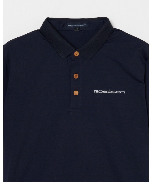 ROSASEN(ロサーセン)の「【Rosasen/GOLF】 ファインクール 半袖ポロシャツ(ポロシャツ・メンズ・グリーン/ワインレッド/ホワイト/ネイビー・50/52)」の11枚目の写真