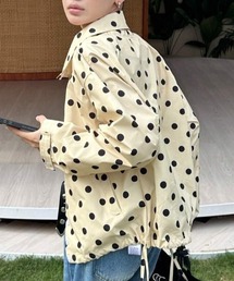 Dot string ribbon Jacket
