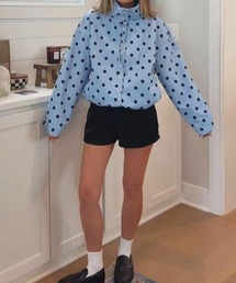Dot string ribbon Jacket