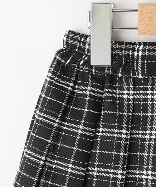 SHOO・LA・RUE(シューラルー)の「【110-140cm】チェックプリーツスカート(スカート・キッズ・ブラック系/パープル系1・14/13/12/11)」の9枚目の写真