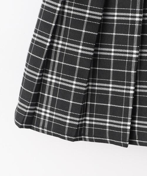 SHOO・LA・RUE(シューラルー)の「【110-140cm】チェックプリーツスカート(スカート・キッズ・ブラック系/パープル系1・14/13/12/11)」の10枚目の写真
