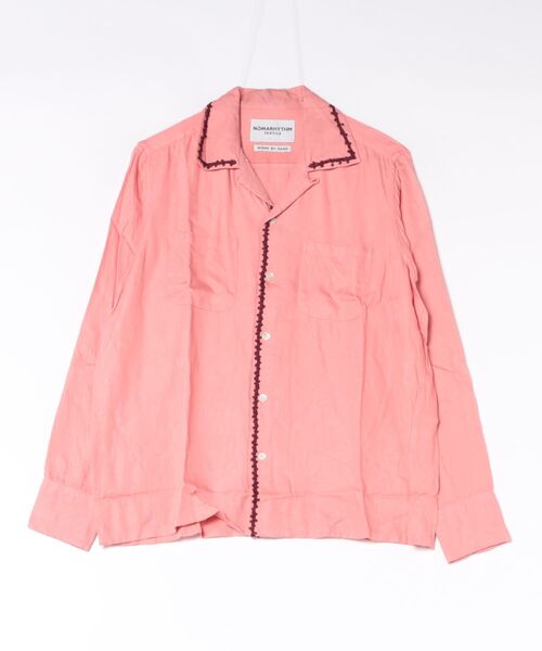 Bshop(ビショップ)の「NOMARHYTHM TEXTILE | Trim Embroidery Shirt(シャツ/ブラウス・レディース・ピンク/ベージュ・1)」の2枚目の写真