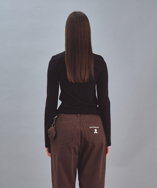 Rest&Recreation(レストアンドレクリエーション)の「BASIC LONG SLEEVE - BLACK(Tシャツ/カットソー・レディース・その他・SMALL/MEDIUM)」の4枚目の写真