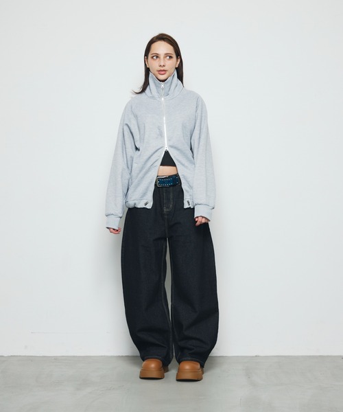 DAZE(デイズ)の「切り替えポケット ワイド デニムパンツ(デニムパンツ・メンズ・ダークブルー・SMALL/MEDIUM/LARGE/X-LARGE)」の15枚目の写真