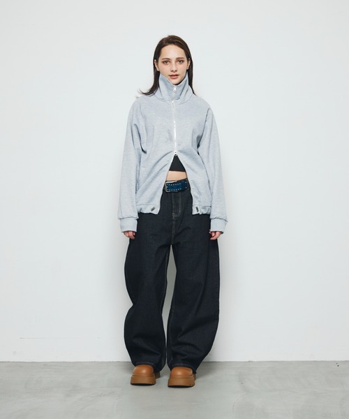 DAZE(デイズ)の「切り替えポケット ワイド デニムパンツ(デニムパンツ・メンズ・ダークブルー・SMALL/MEDIUM/LARGE/X-LARGE)」の16枚目の写真