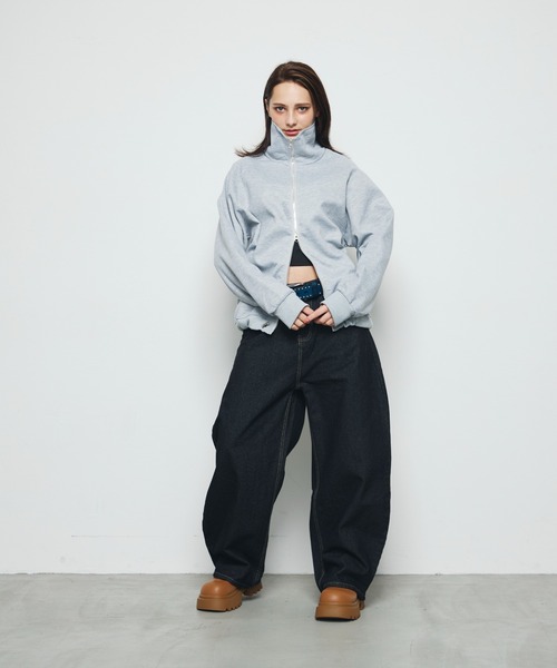 DAZE(デイズ)の「切り替えポケット ワイド デニムパンツ(デニムパンツ・メンズ・ダークブルー・SMALL/MEDIUM/LARGE/X-LARGE)」の19枚目の写真