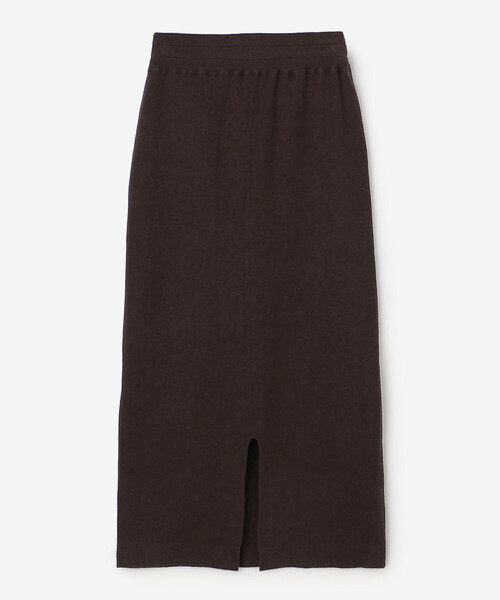 RYE TENDER(ライテンダー)の「RYE TENDER | コットンカシミア セミタイトスカート WOMEN(スカート・レディース・グレー/ブラック/ブラウン・0)」の6枚目の写真